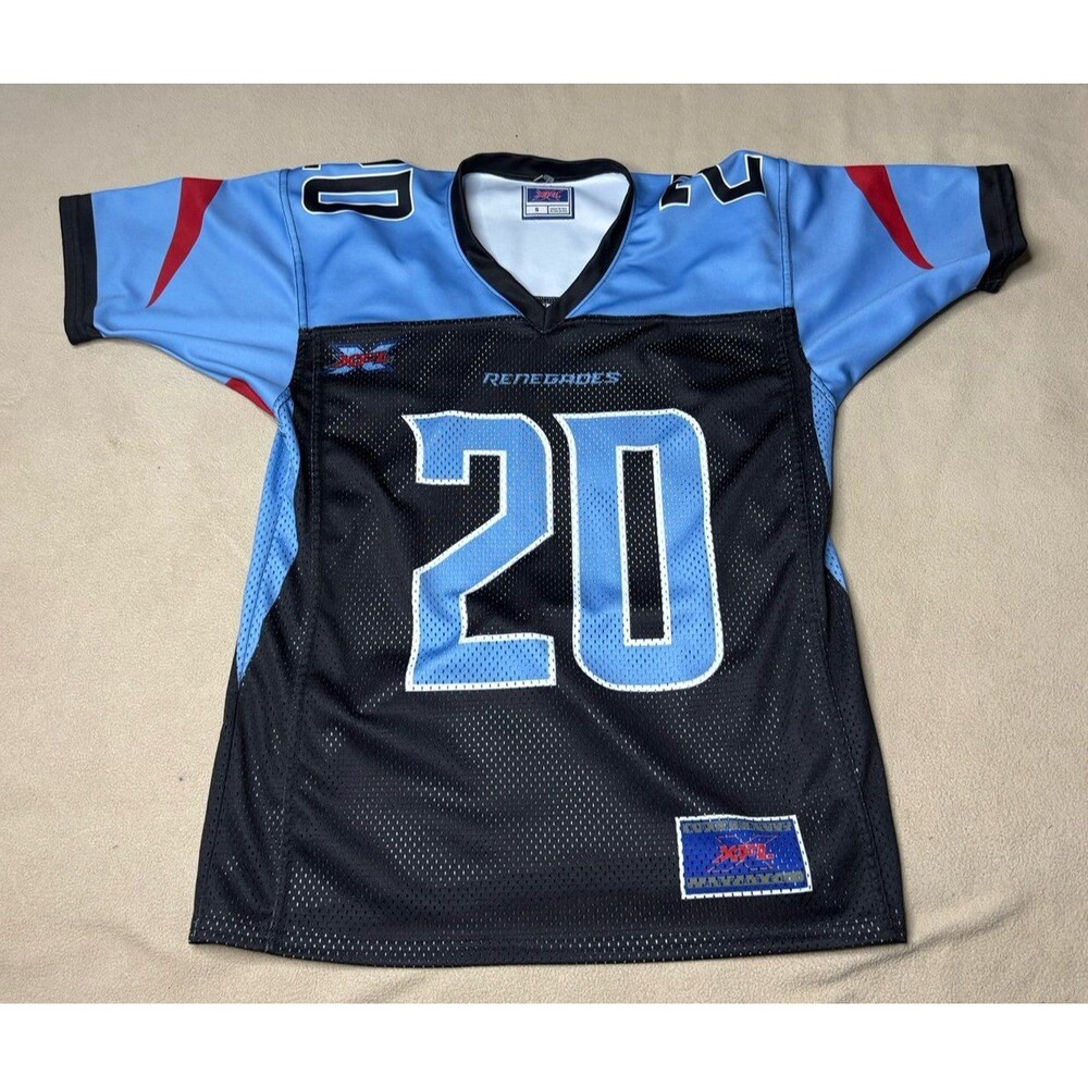 XFL Football Arlington Renegades #20 Jersey Size S Blue